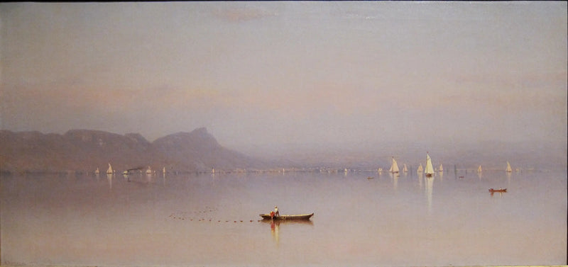Hudson'da Sabah, Haverstraw Körfezi - Sanford Robinson Gifford