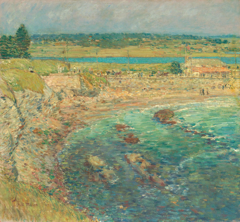 Bailey’s Beach Newport Rhode Island - Childe Hassam - Alpha Reproduction