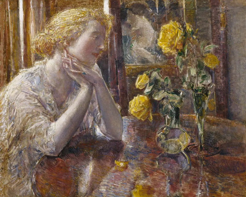 Maréchal Niel Gülleri - Childe Hassam