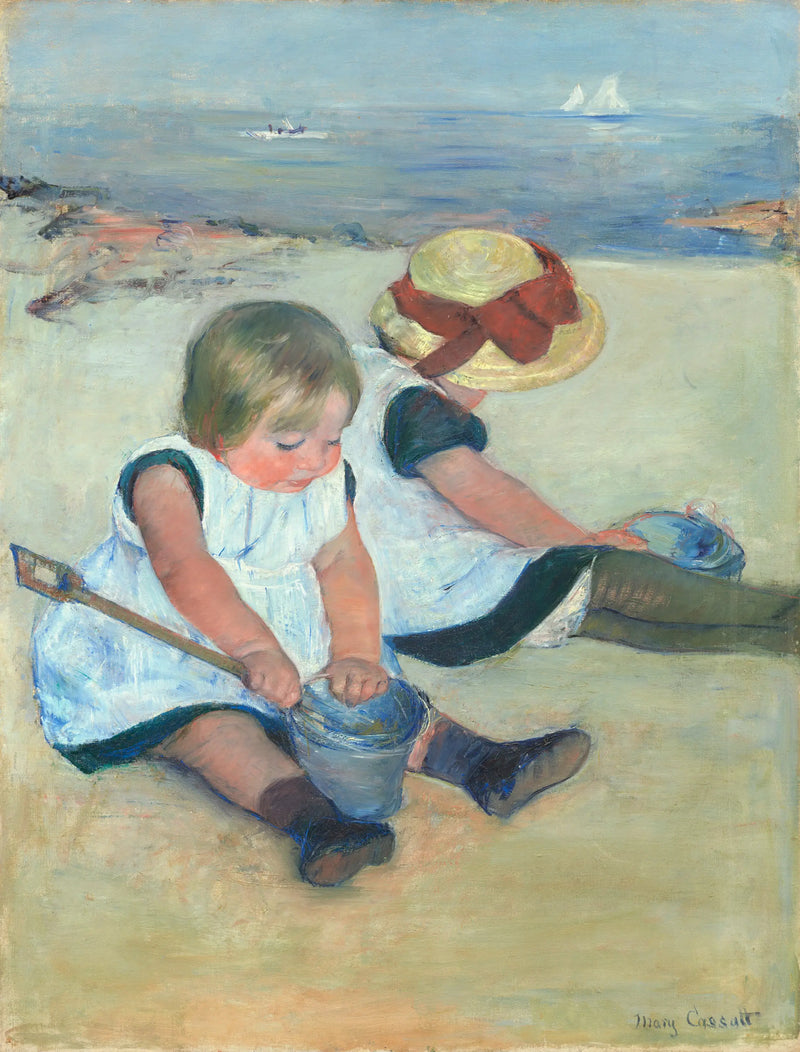 Plajda Oynayan Çocuklar - Mary Cassatt
