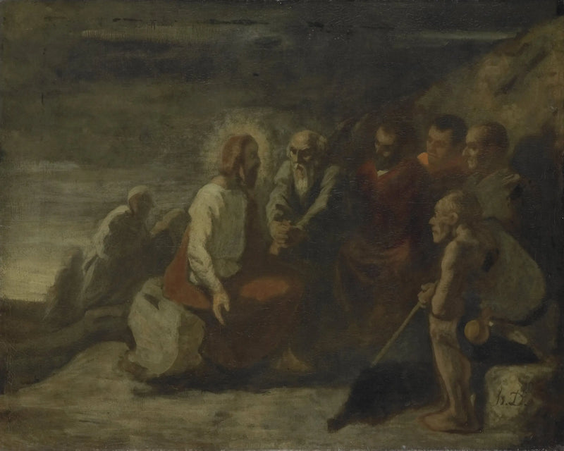 İsa ve Öğrencileri - Honoré Daumier