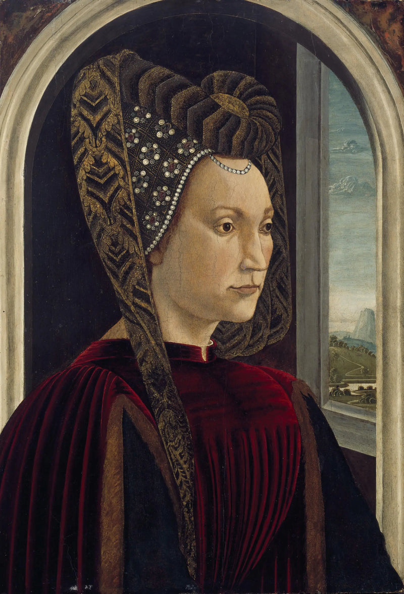 Clarice Orsini'nin Sözde Portresi, Laurent le Magnifique'in Eşi - Domenico Ghirlandaio