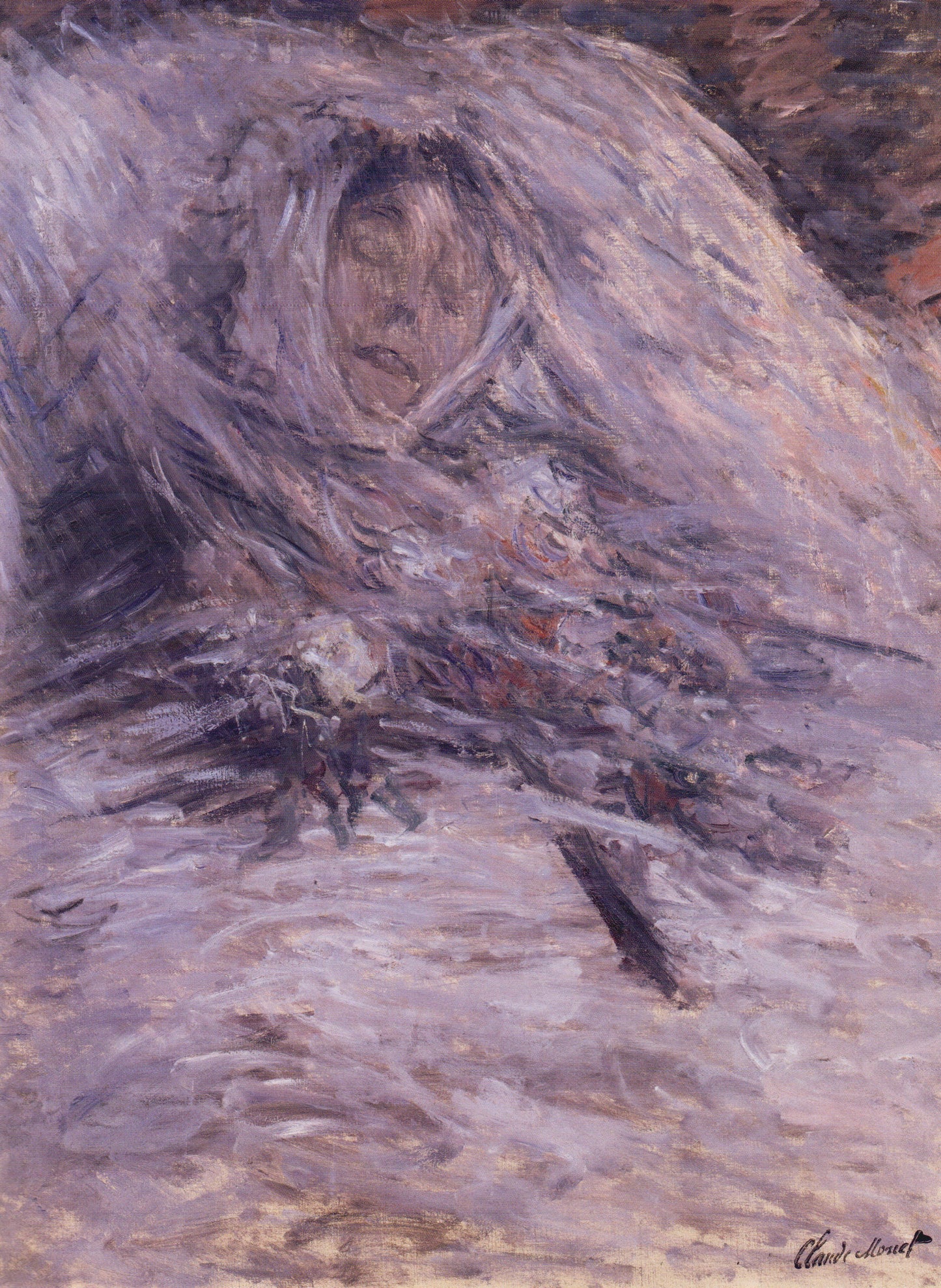 Reproduction du tableau « Camille sur son lit de mort - Claude Monet » par Alpha Reproduction en peinture à l’huile