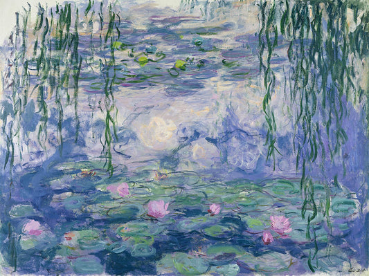🌸 Nilüferler ve sarkık söğütler – Monet, yaklaşık 1916-1919