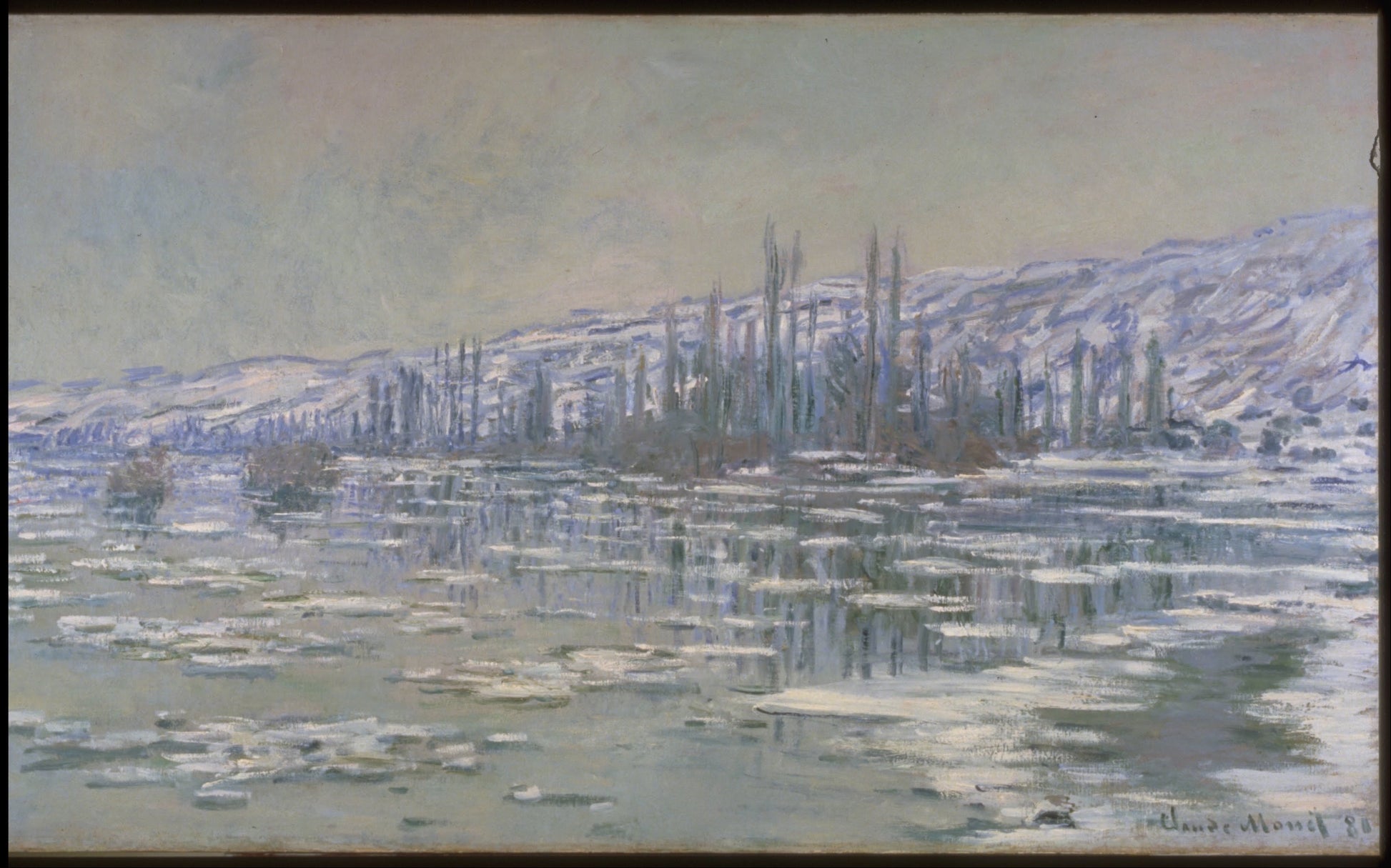 Reproduction du tableau « La Débâcle - Claude Monet » par Alpha Reproduction en peinture à l’huile