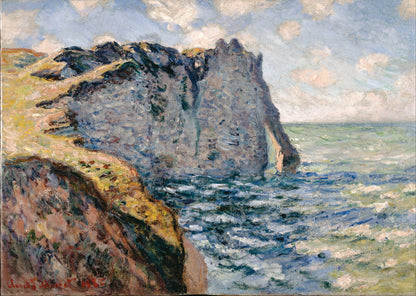 🎨 Étretat'taki Aval Kayalığı – Claude Monet, 1885
