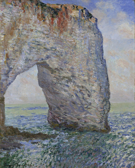 🌊 La Manneporte près d’Étretat – Claude Monet (1883–1886 civarı)