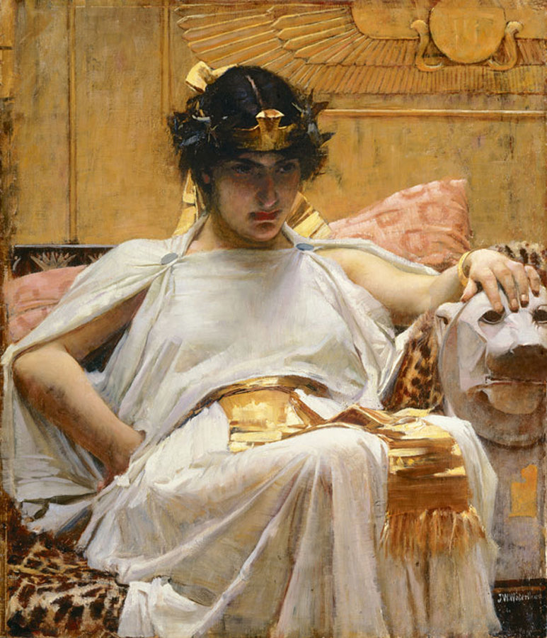 Cléopâtre, 1888 — John William Waterhouse, huile sur toile