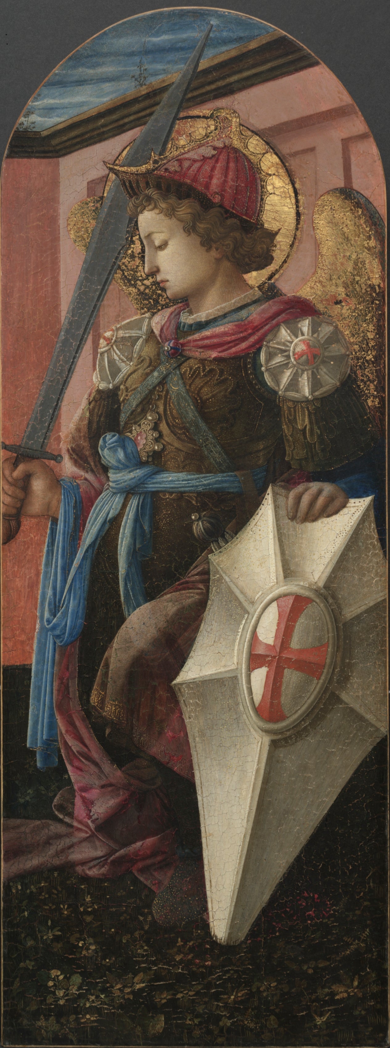 Panel from a Triptych: The Archangel Michael - Fra Filippo Lippi