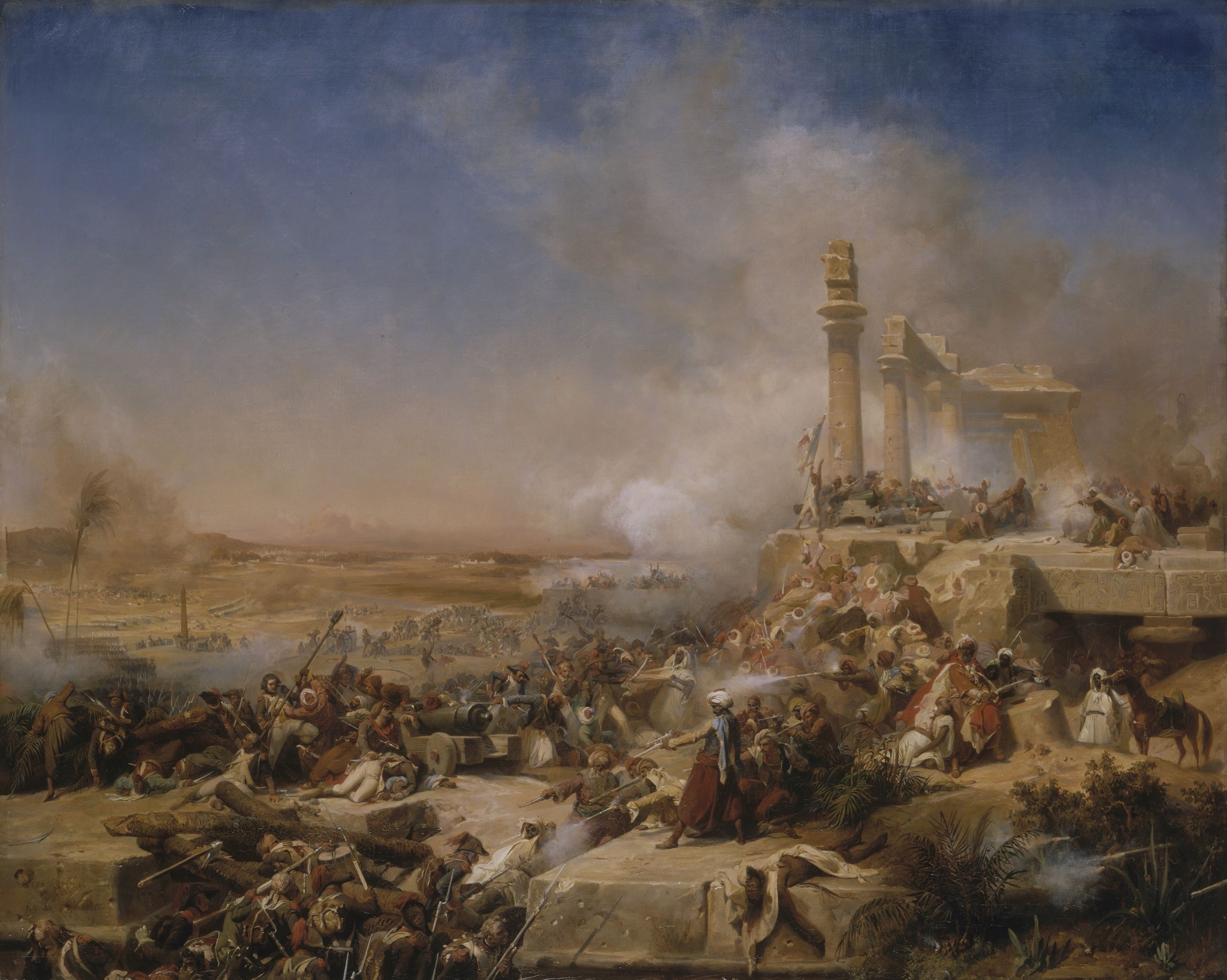 La Bataille d'Héliopolis - Léon Cogniet