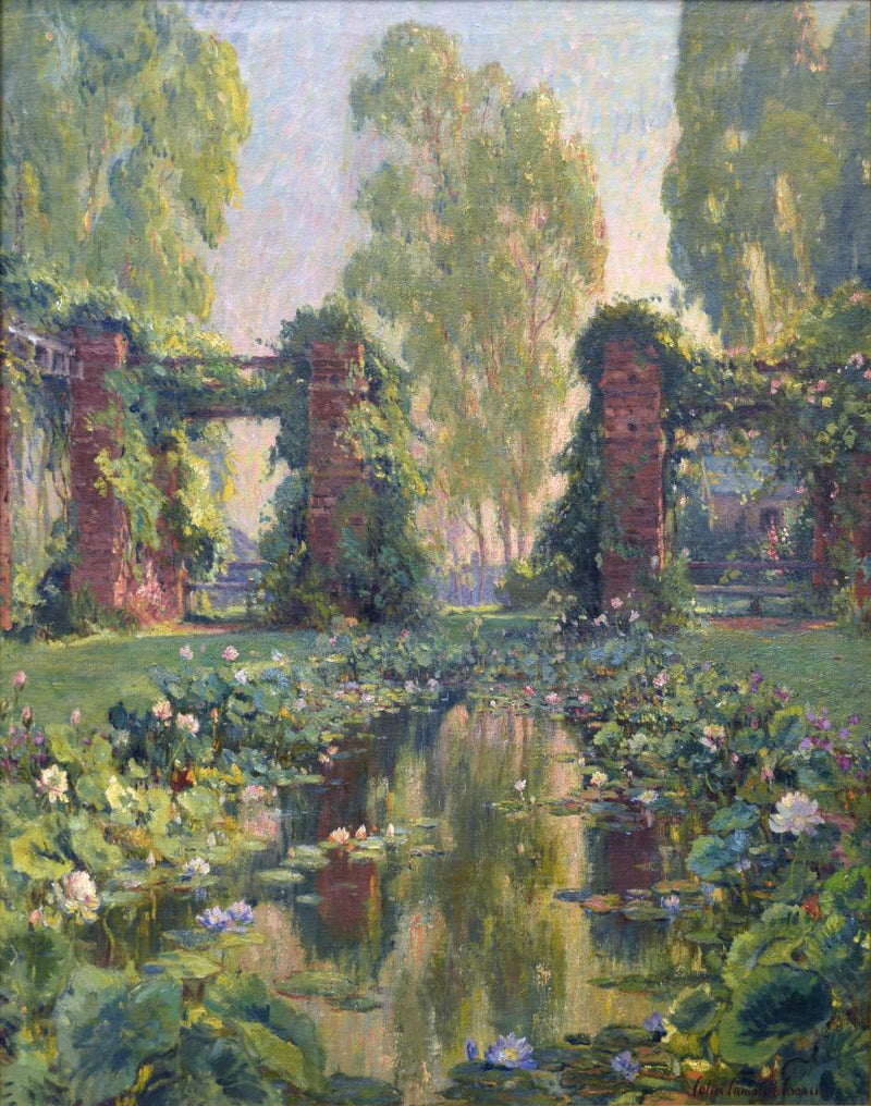 Lotus Havuzu, El Encanto, Santa Barbara - Colin Campbell Cooper