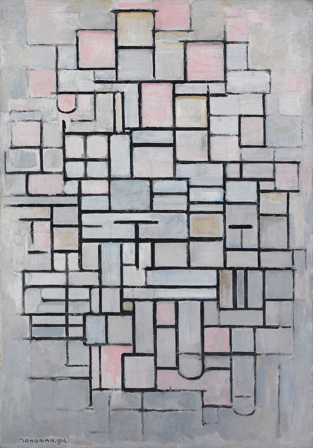 Kompozisyon No. IV - Piet Mondrian