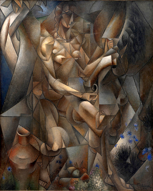 "La Femme au cheval" için Kompozisyon – Albert Gleizes (1911–1912)