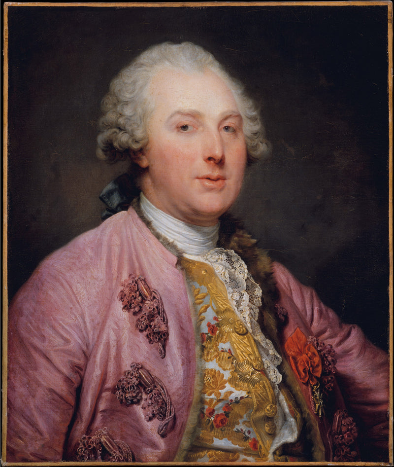 Charles Claude de Flahaut de La Billarderie (Comte d'Angiviller) Portresi - Jean-Baptiste Greuze