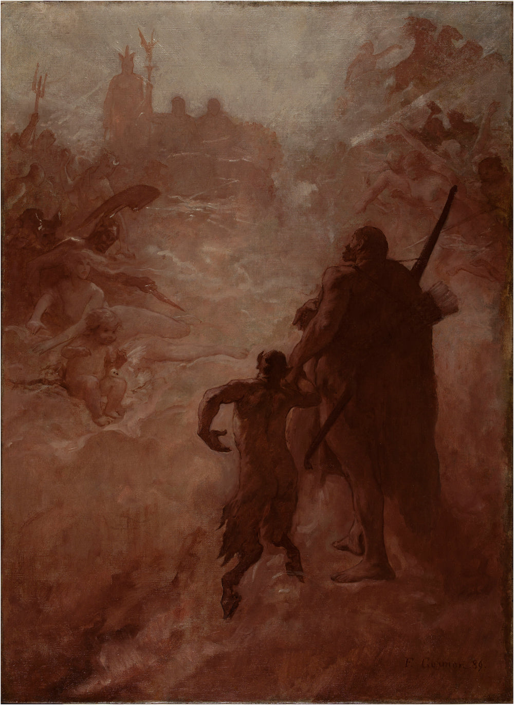 Le Satyre - Fernand Cormon