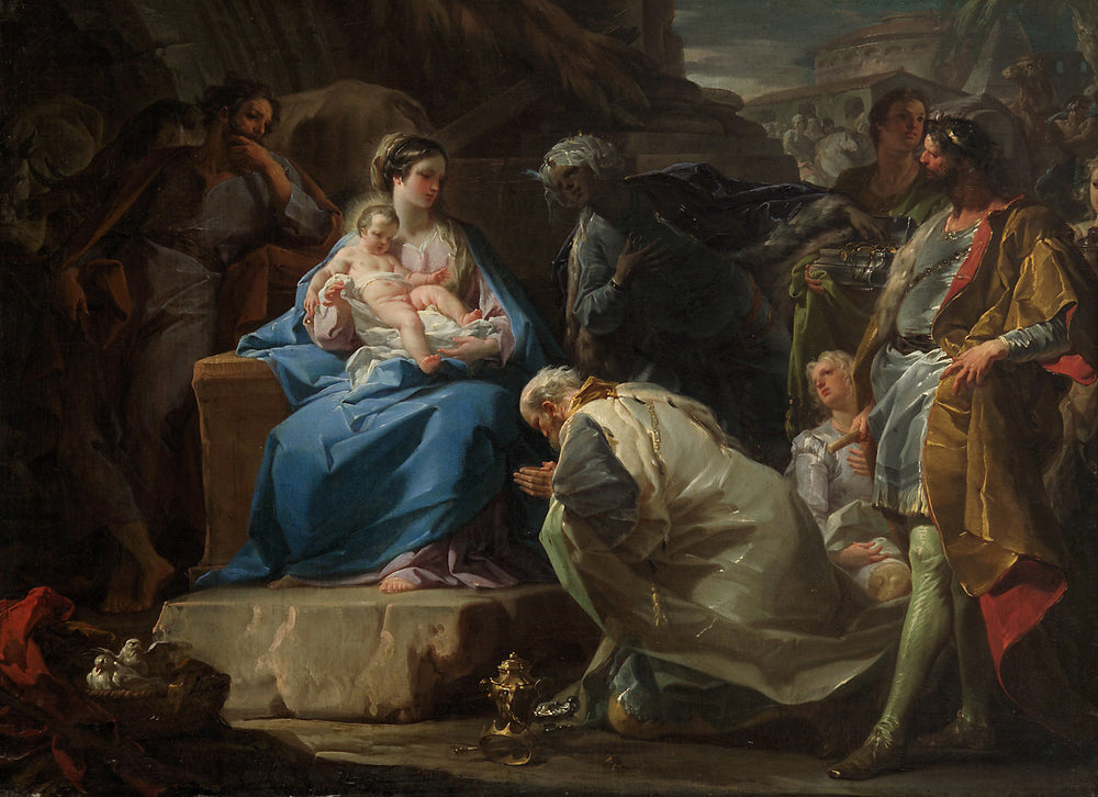 Adoration des Mages - Corrado Giaquinto - Alpha Reproduction