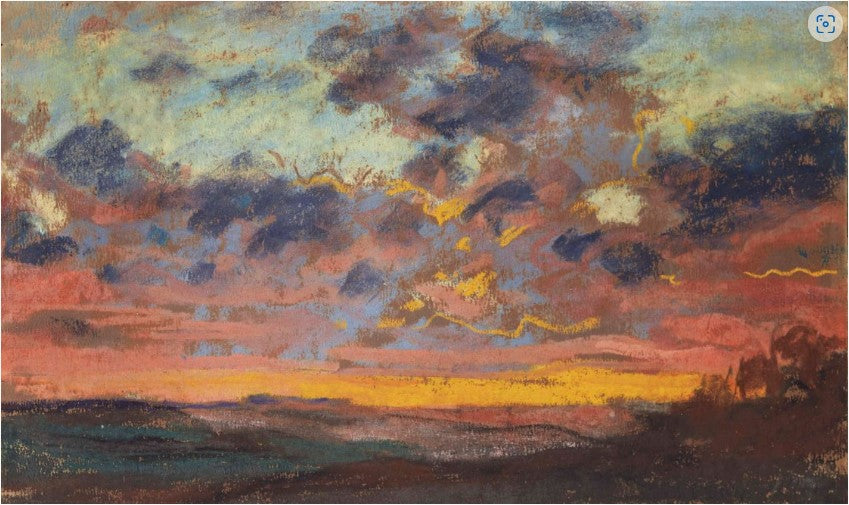 🌇 Gün batımı – Claude Monet (yaklaşık 1868)