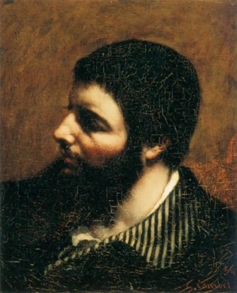 Çizgili Boyunlu Otobiyografi - Gustave Courbet