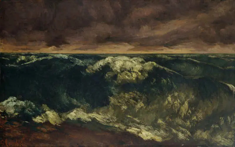 La vague - Gustave Courbet - Alpha Reproduction