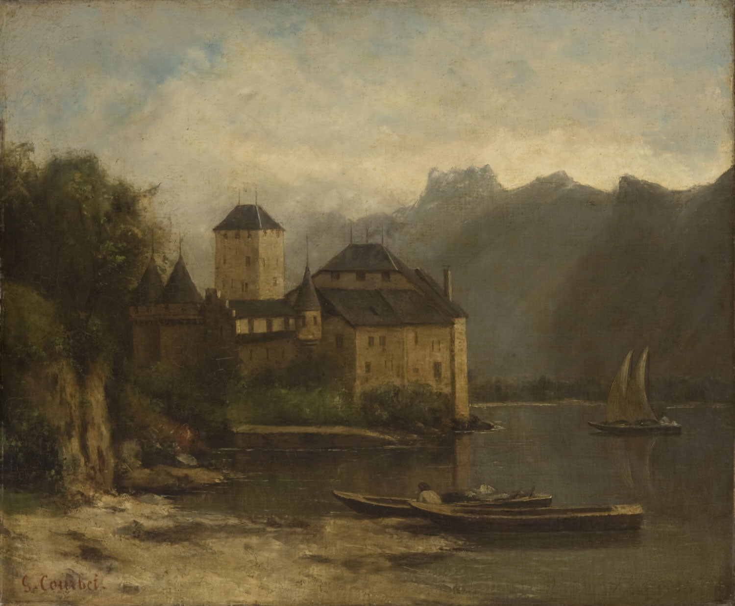 Château Chillon - Gustave Courbet