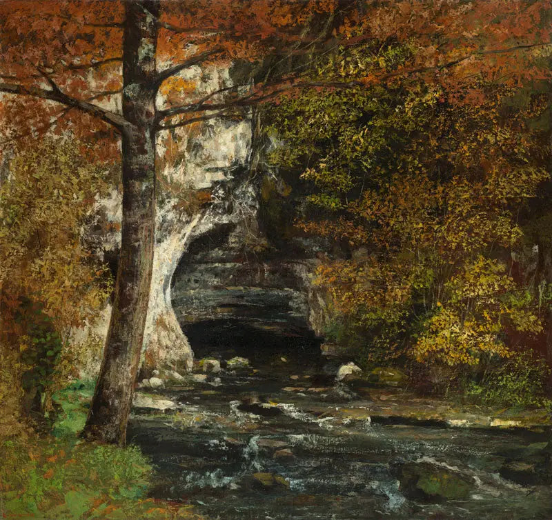 Orman Mağarası - Gustave Courbet