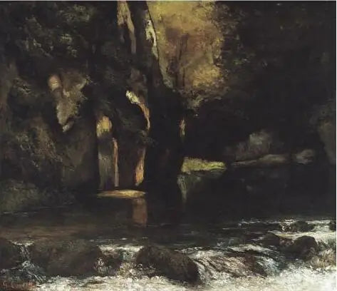 Grotte du Puits Noir - Gustave Courbet - Alpha Reproduction