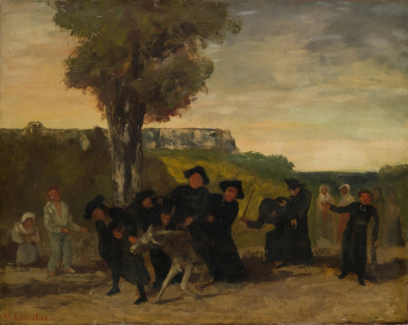 Konferansın Dönüşü - Gustave Courbet