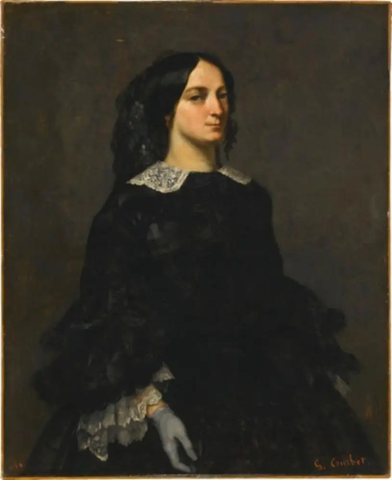 Mme Charles Maquet Portresi - Gustave Courbet