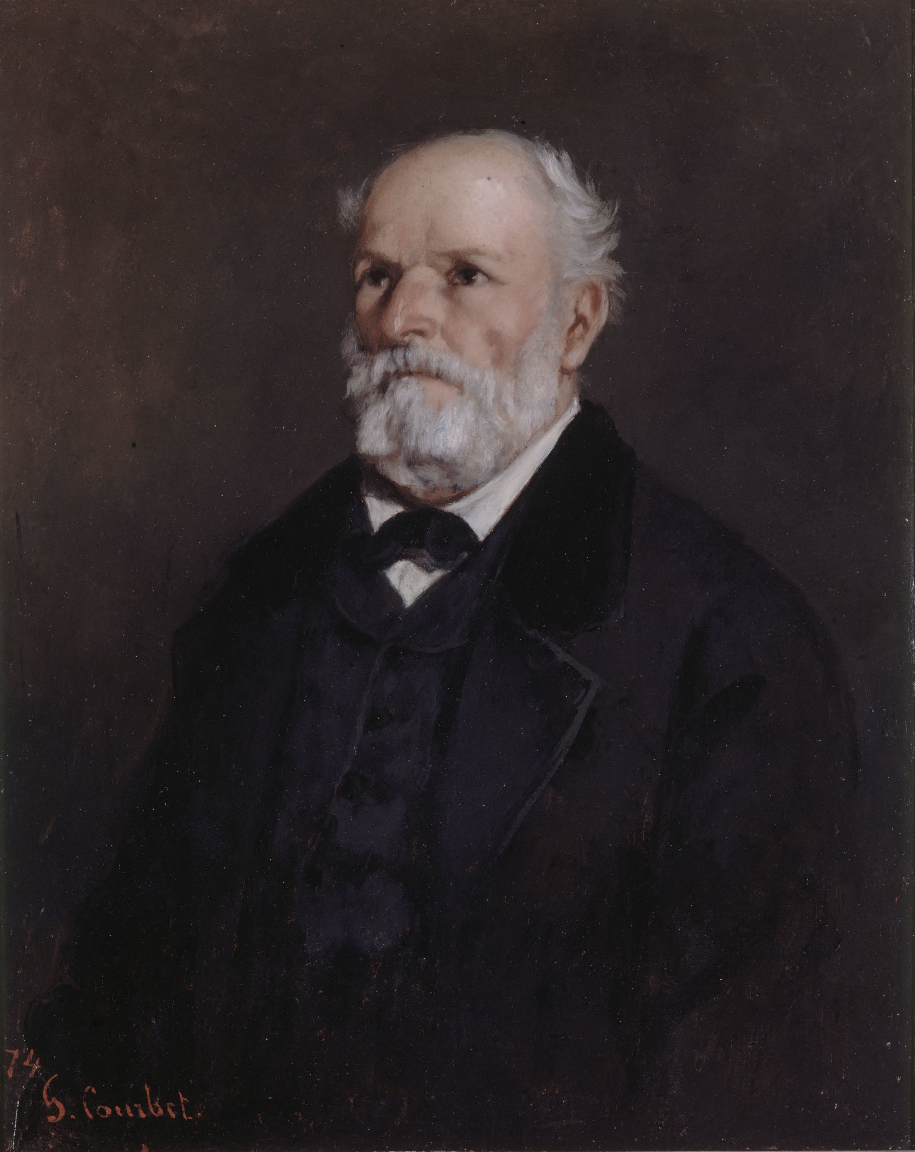 Portrait de Régis Courbet, père de l'artiste - Gustave Courbet