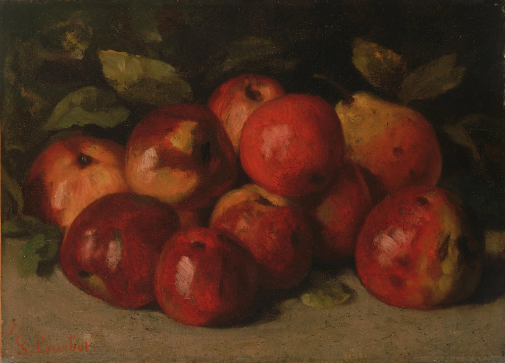 Nature morte aux pommes et à la poire - Gustave Courbet - Alpha Reproduction