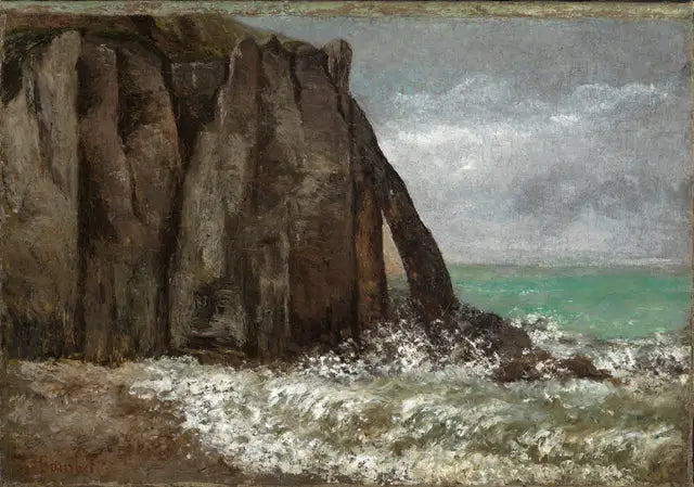 Étretat Plajı - Gustave Courbet