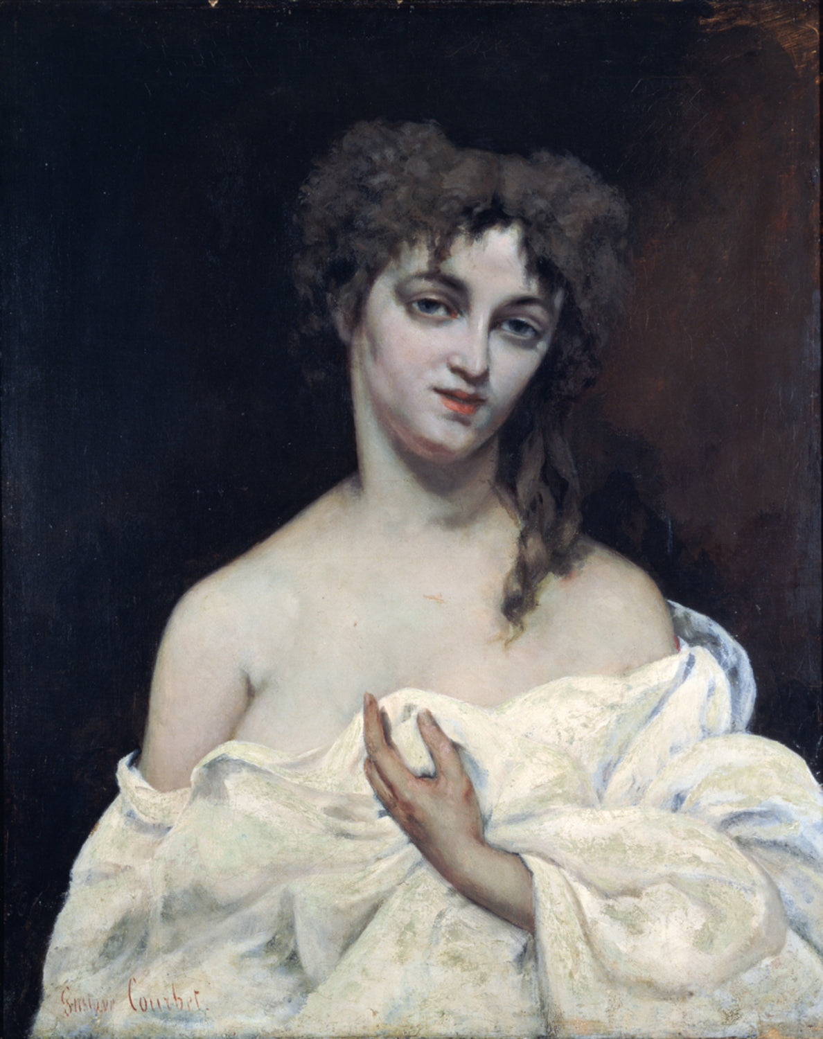 Femme à la poitrine nue - Gustave Courbet