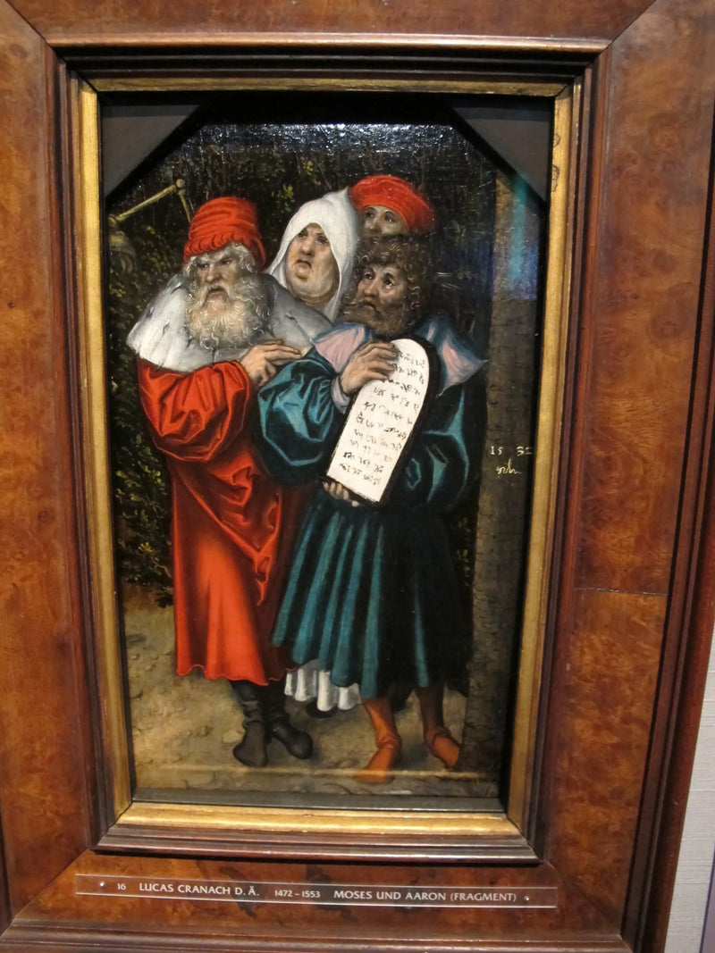 Musa ve Aaron ile iki peygamber - Lucas Cranach the Elder