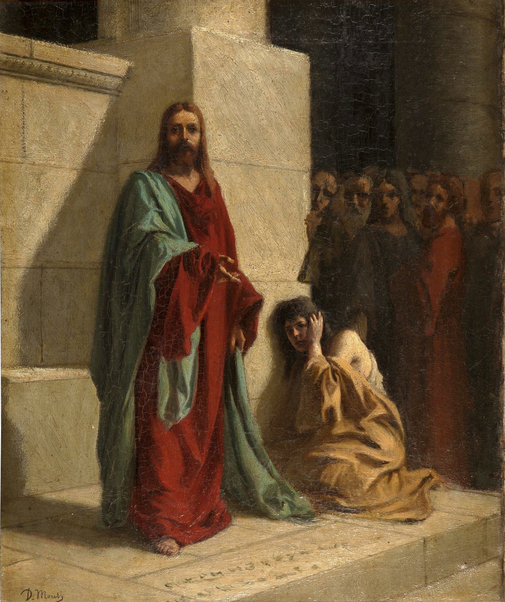 Christ et la femme adulte - Domenico Morelli