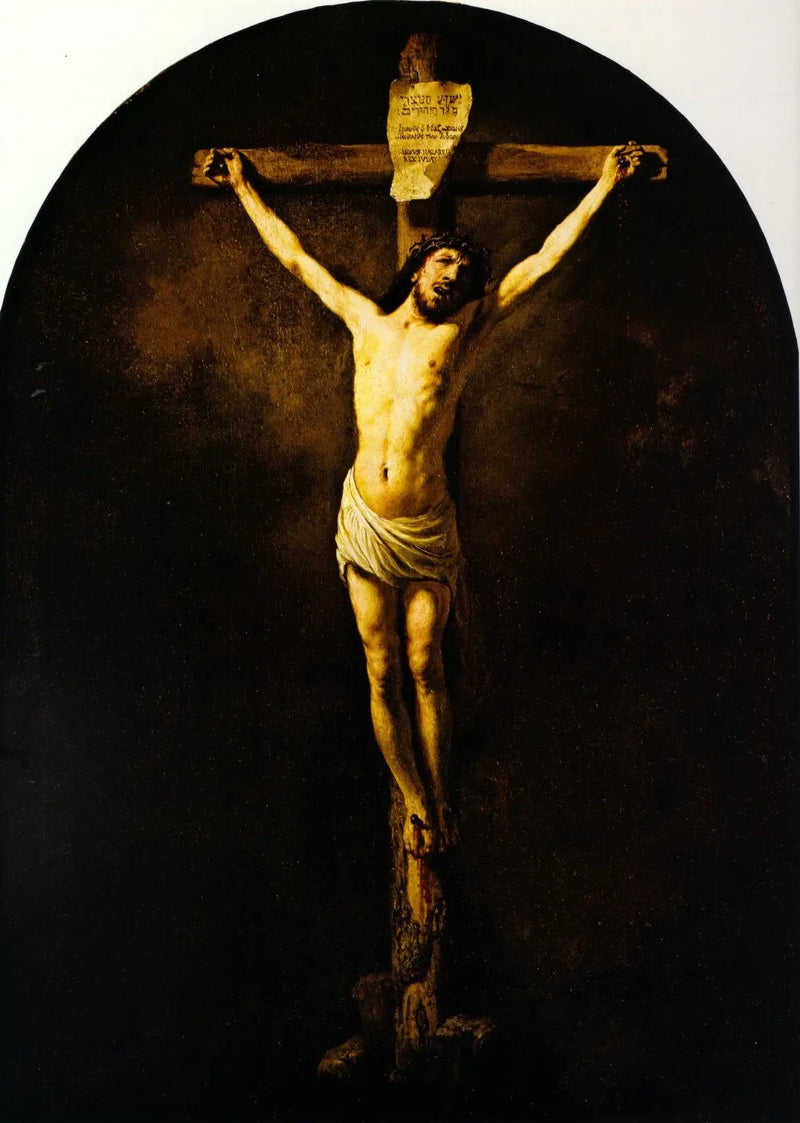 Le Christ en croix - Rembrandt