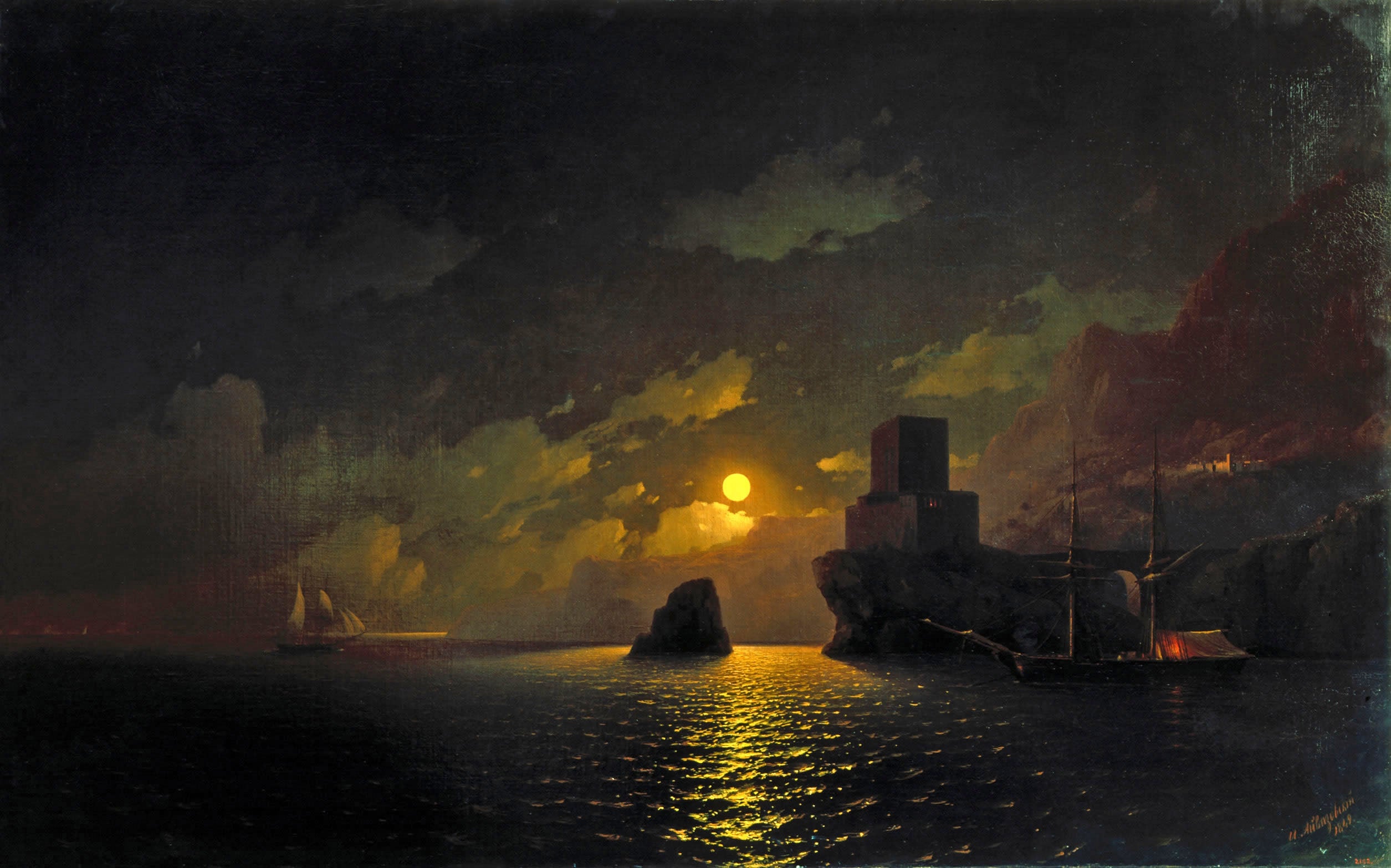 Escadron russe à la rade de Sébastopol - Ivan Aïvazovski