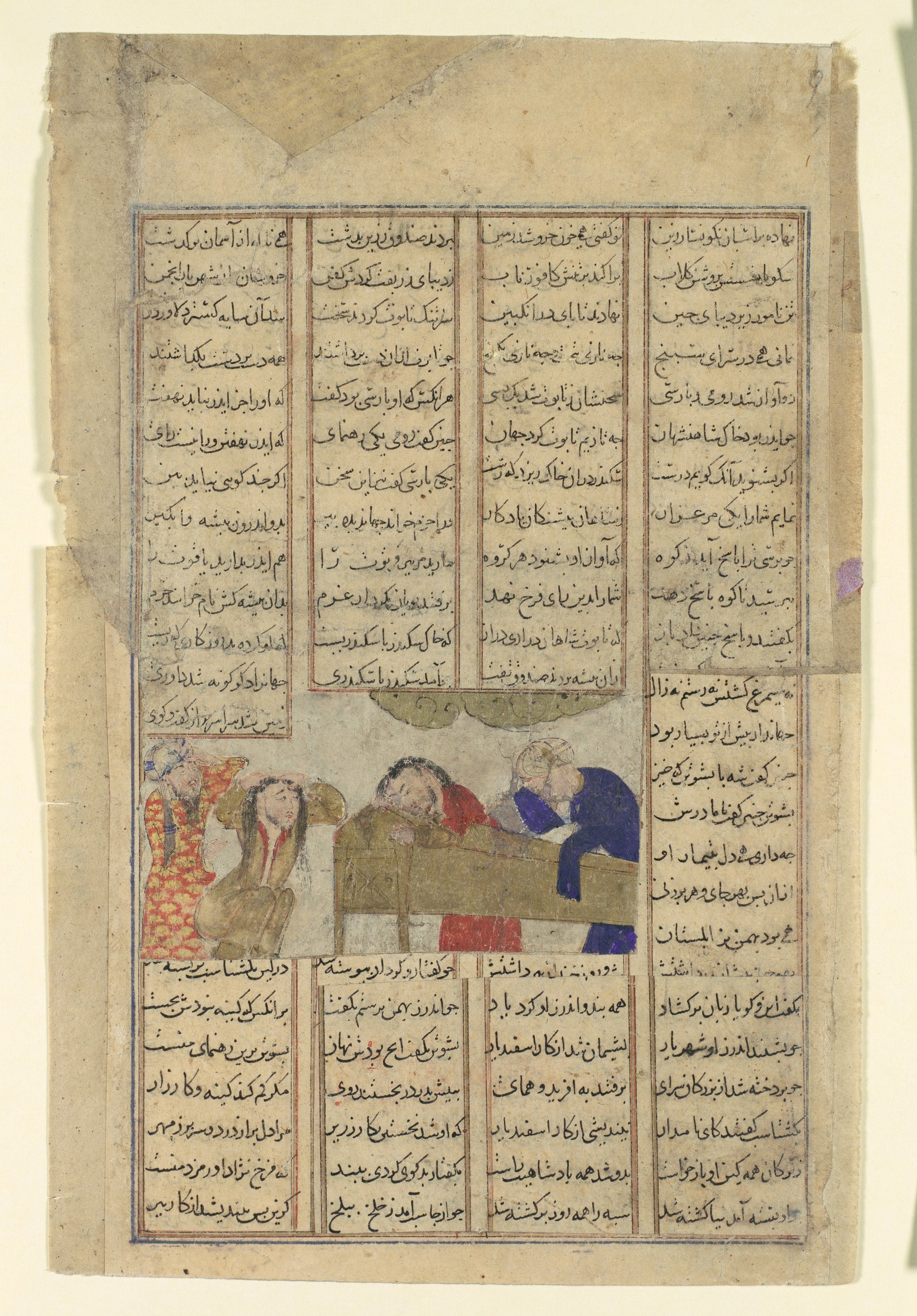 Les Funérailles d’Alexandre, Atelier persan anonyme, ca. 1330–40