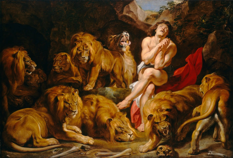 Daniel Aslanlar Çukurunda - Peter Paul Rubens