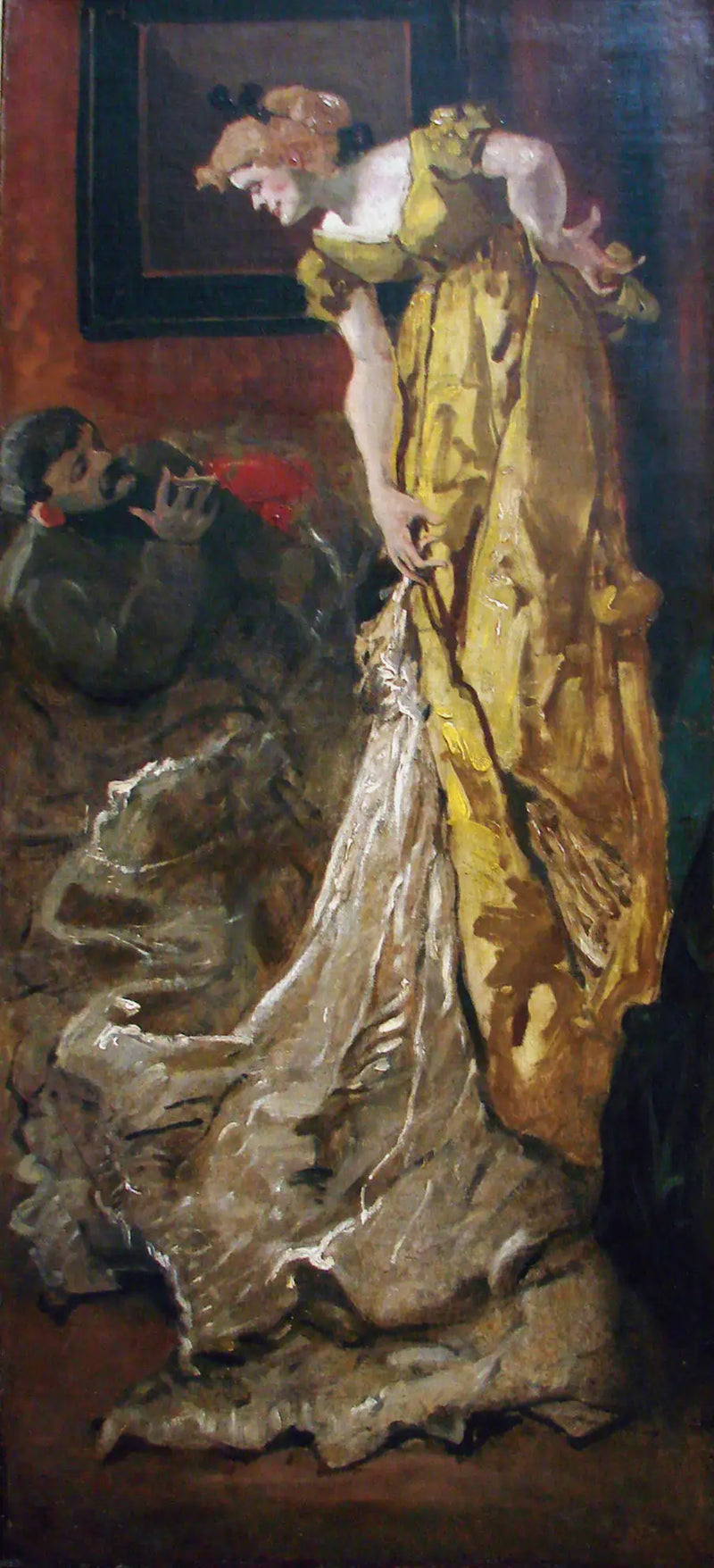 Atölyede modelin poz verişi (Alfred Stevens'in Atölyesi'nden) - Henri de Toulouse-Lautrec