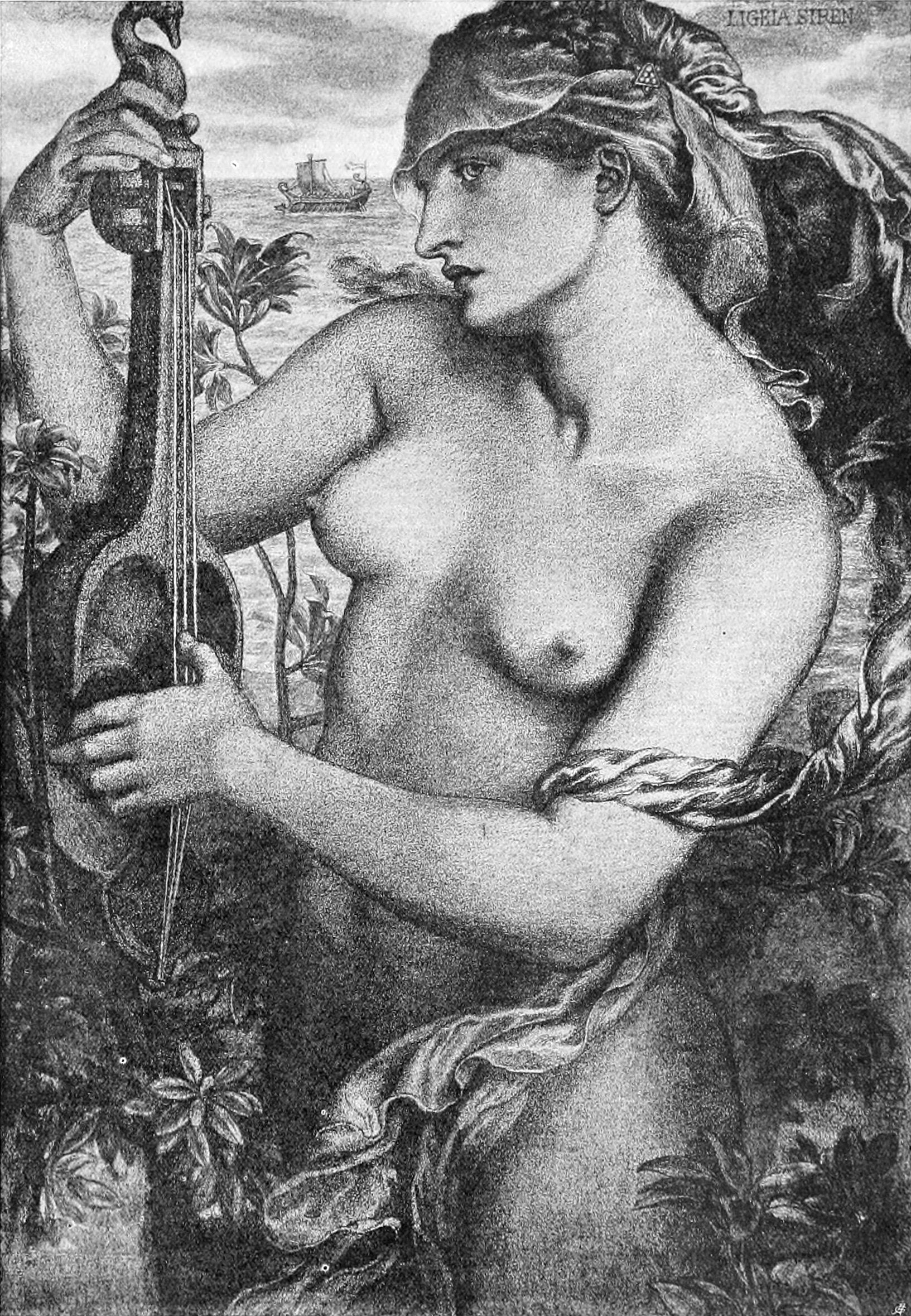 Sirène de Ligeia - Dante Gabriel Rossetti