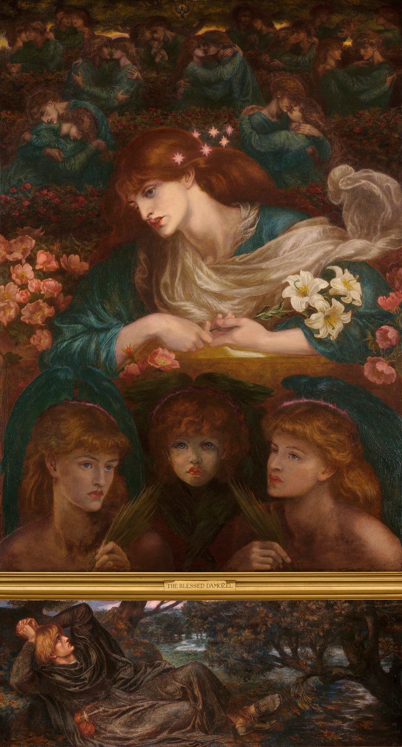 Seçilen Genç Kadın - Dante Gabriel Rossetti