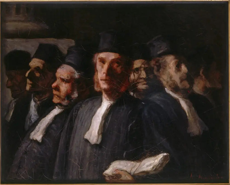 Avukatlar - Honoré Daumier
