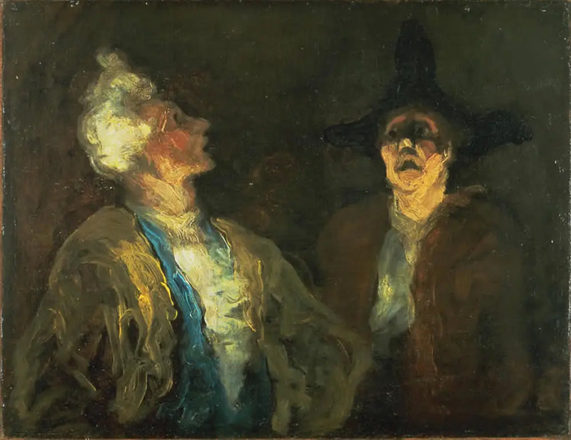İki Aktör (Komedi Sahnesi) - Honoré Daumier