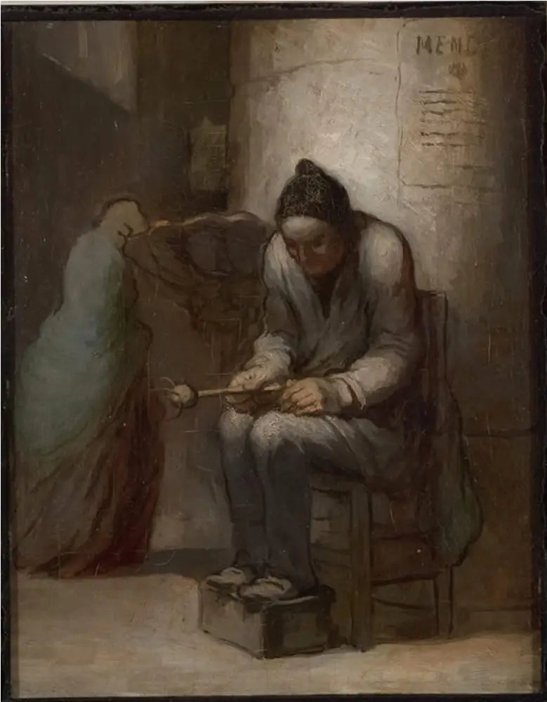 Notre Dame'e Su İlahisi Veren - Honoré Daumier