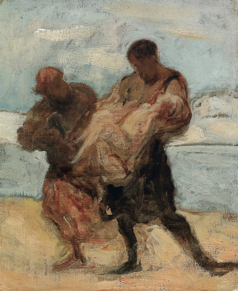 Kurtarma - Honore Daumier