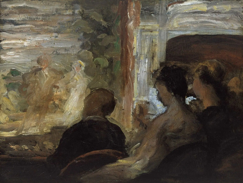 Tiyatroda bir kulis - Honoré Daumier