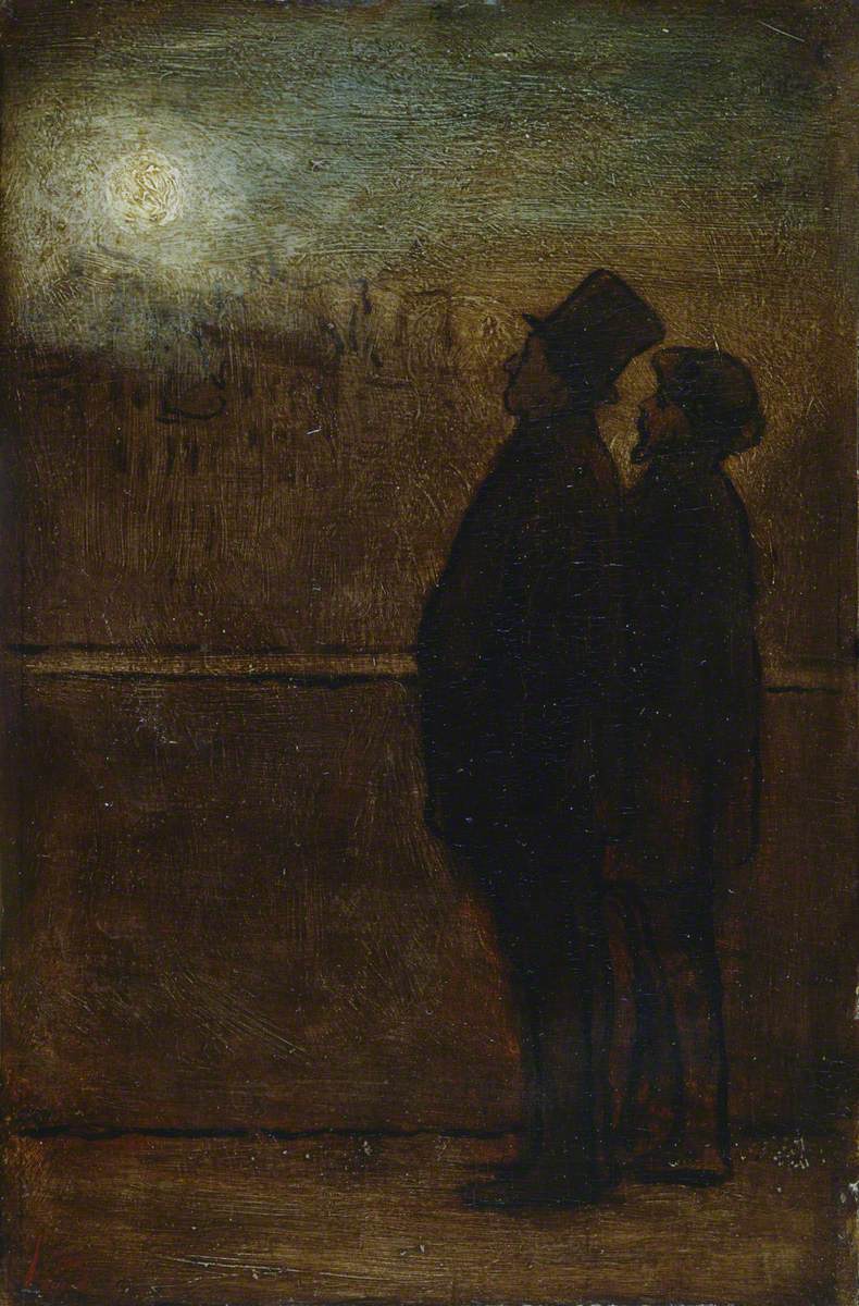 Les marcheurs de la nuit - Honoré Daumier