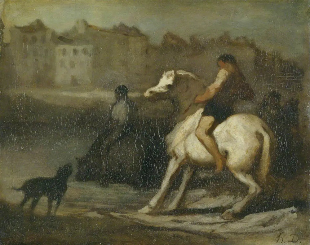Le point d’eau - Honoré Daumier - Alpha Reproduction