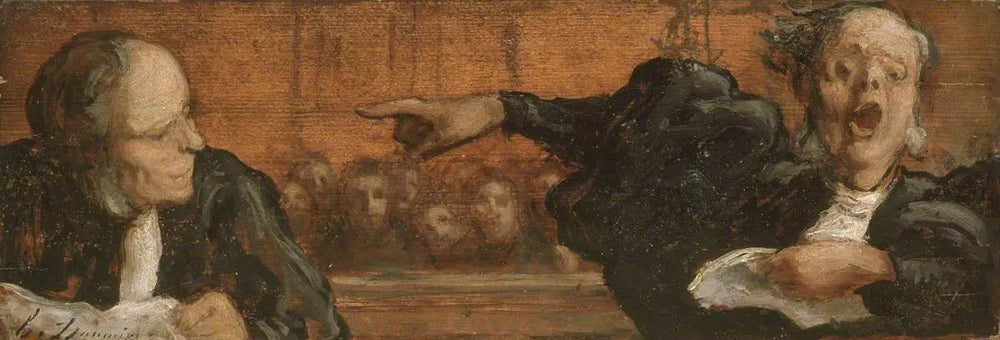 Un cas célèbre - Honoré Daumier - Alpha Reproduction