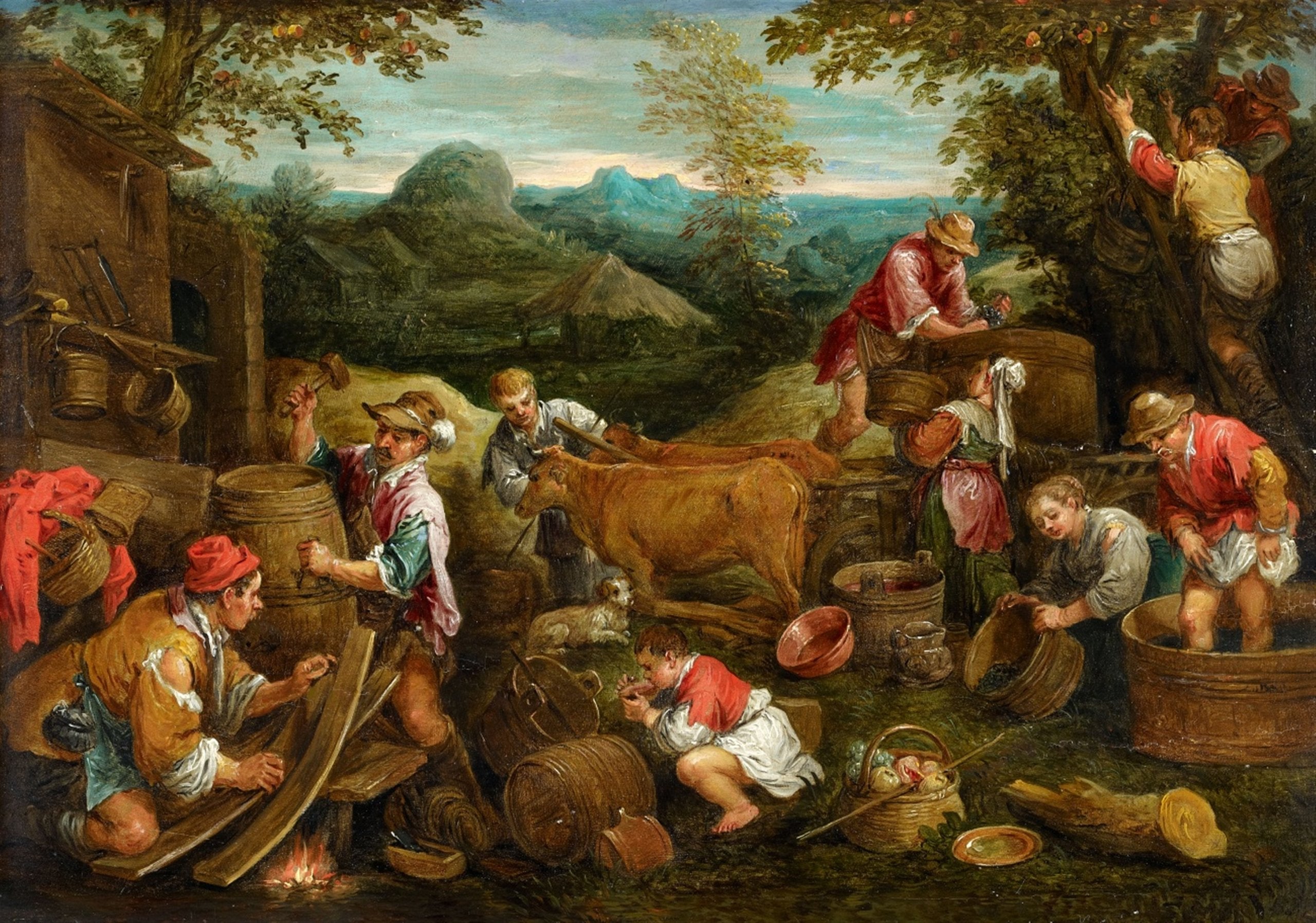 Allégorie de l'automne - David Teniers le Jeune